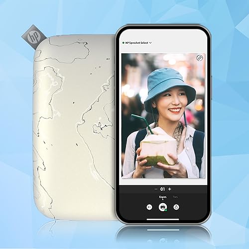 Miniatura 4 de HP Sprocket Select - Impresora fotográfica instantánea 2.3x3.4, imprime imágenes en papel adhesivo Zink, desde tu dispositivo iOS y Android, Eclipse
