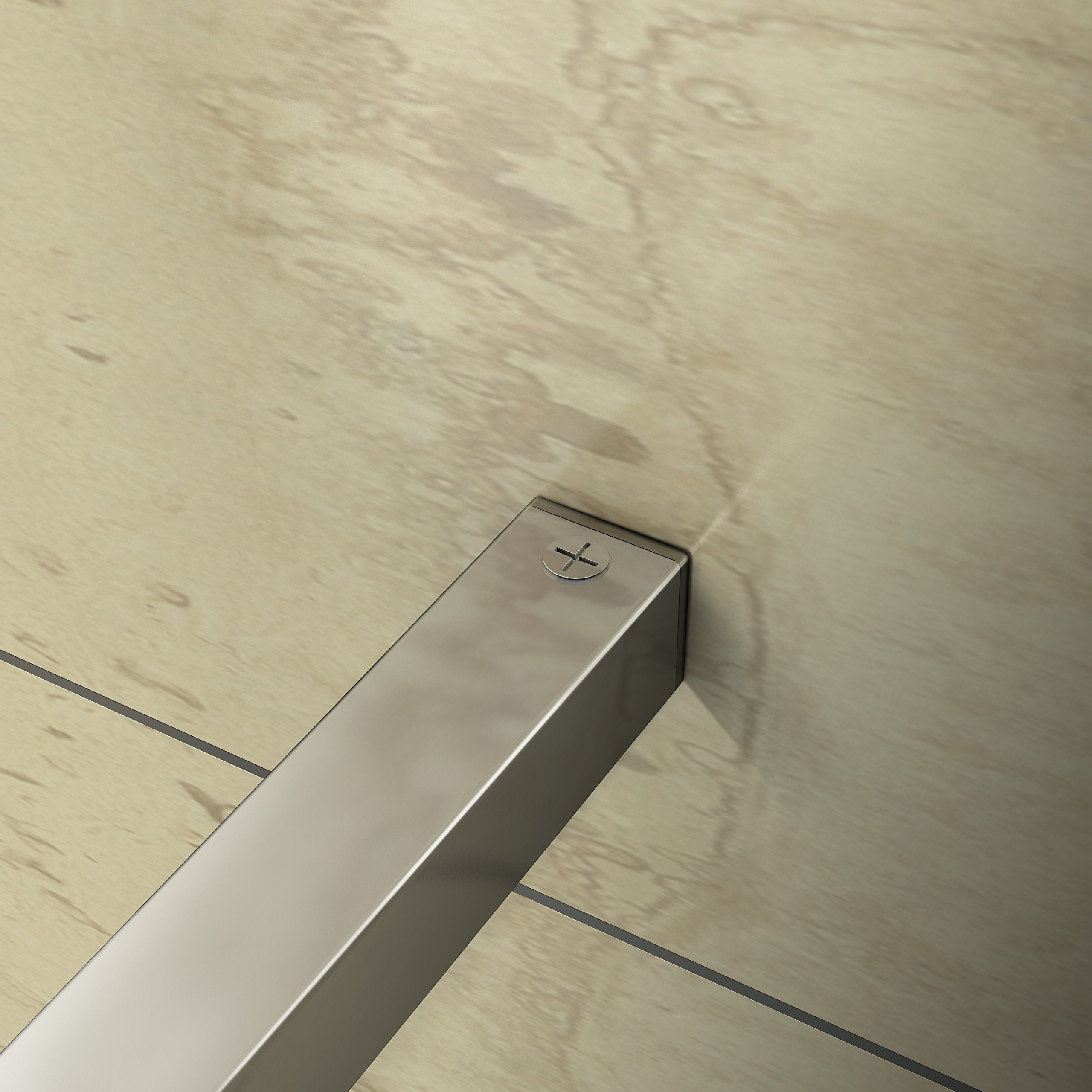 Duschwand 120x200cm Walk in Dusche Duschtrennwand 10mm Easy-clean Nano Glas Duschabtrennung