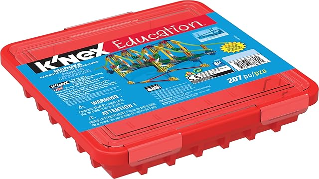 KNEX Education Intro to Structures: Bridges Set 207 Pieces For Grades 3-5 Construction Education Toy