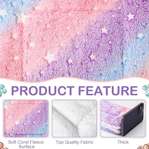 Vista 36 de Haull 4 piezas de ropa de cama impermeable de conejillo de indias de invierno, cama de conejillo de indias, forro suave para perros y gatos, tapete