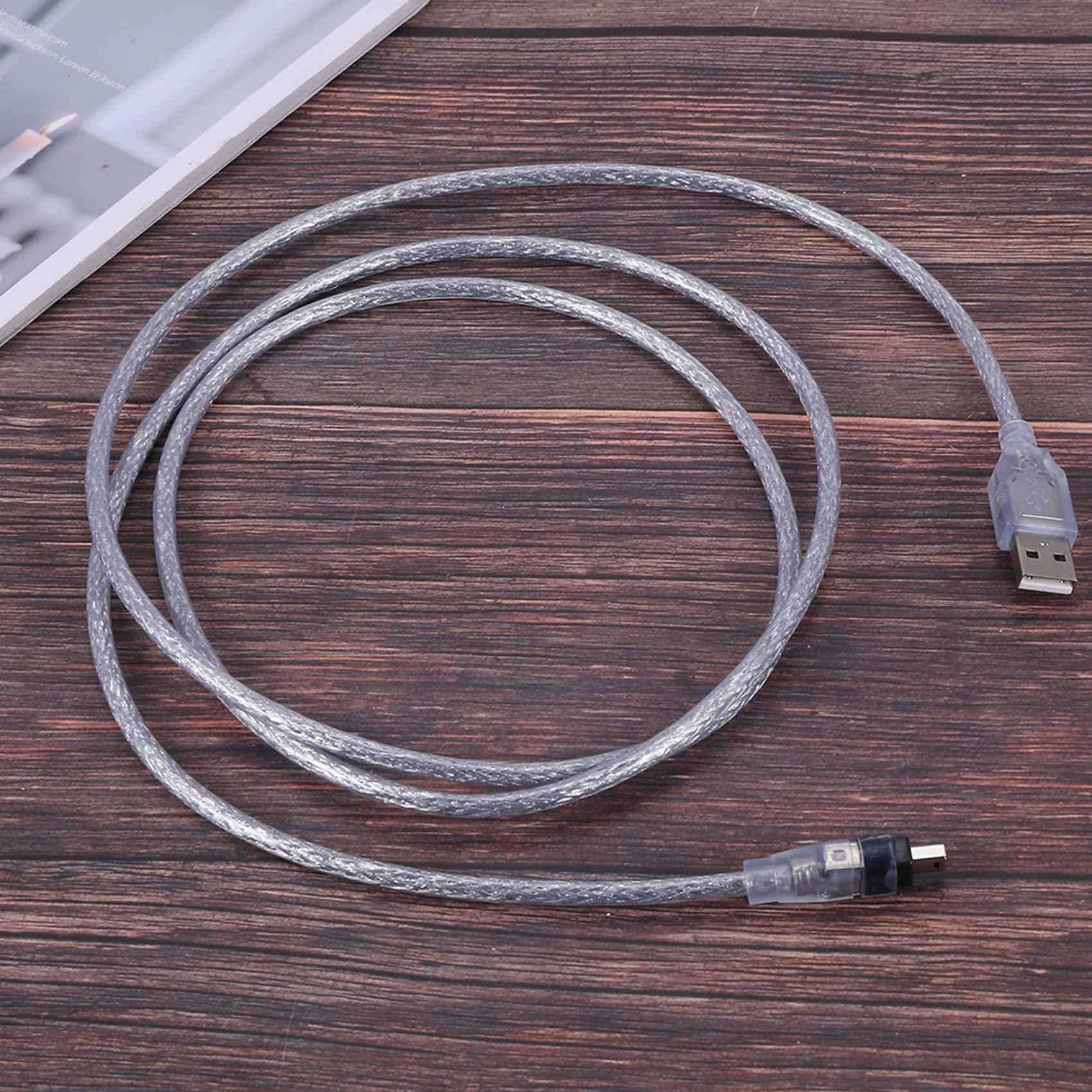 1.5M Convertitore Adattatore USB A IEEE 1394 4 Pin Firewire Per PC