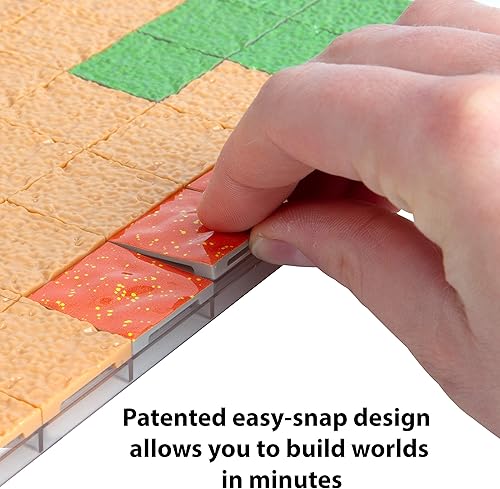 Miniatura 7 de Monster Adventure Terrain - Paquete de expansión de 50 piezas de azulejos de mantillo, juego de azulejos pintados de 1 x 1 pulgada, increíble