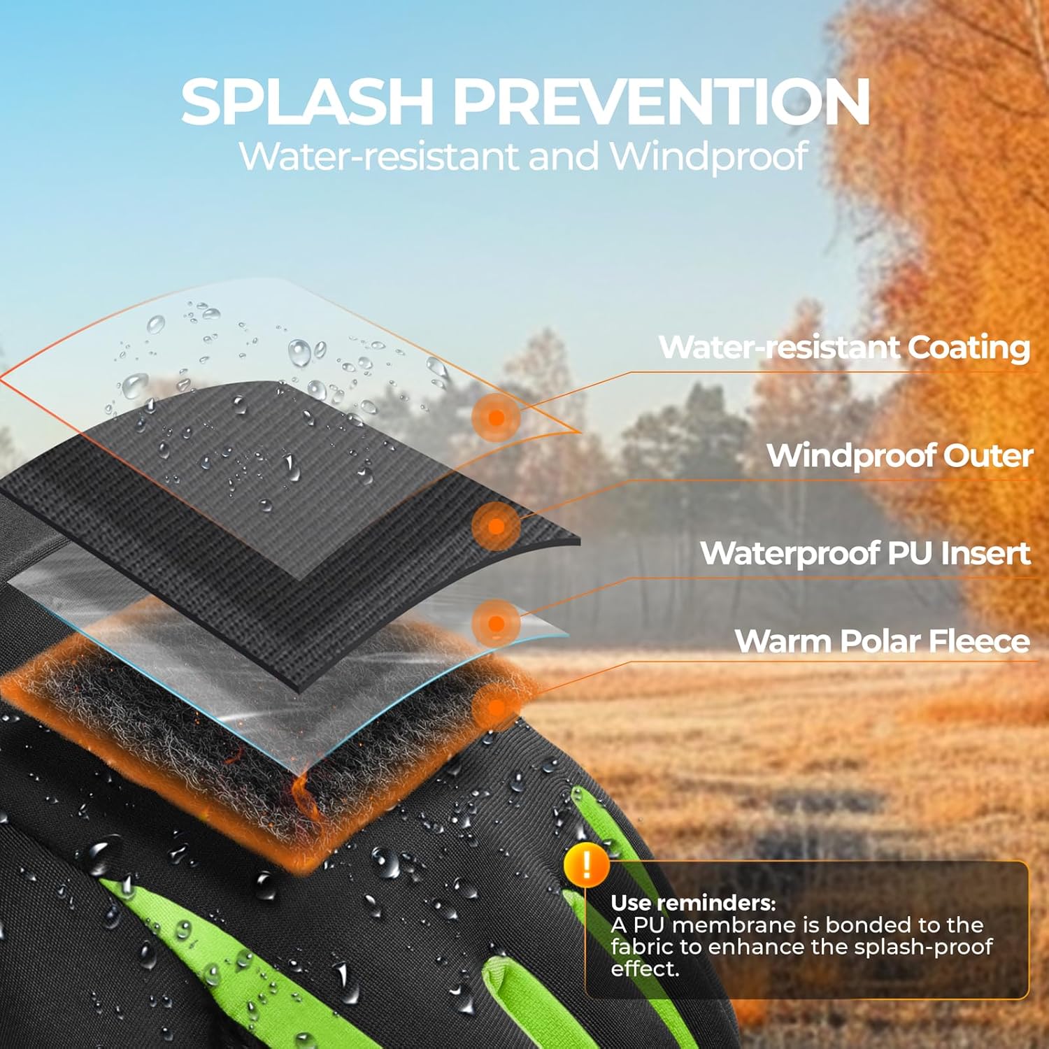 rivmount Kids Warm Winter Gloves Touchscreen Water-Resistant Cycling Running Skiing in Outdoor Cold Weather for Boy Girl - Image 5