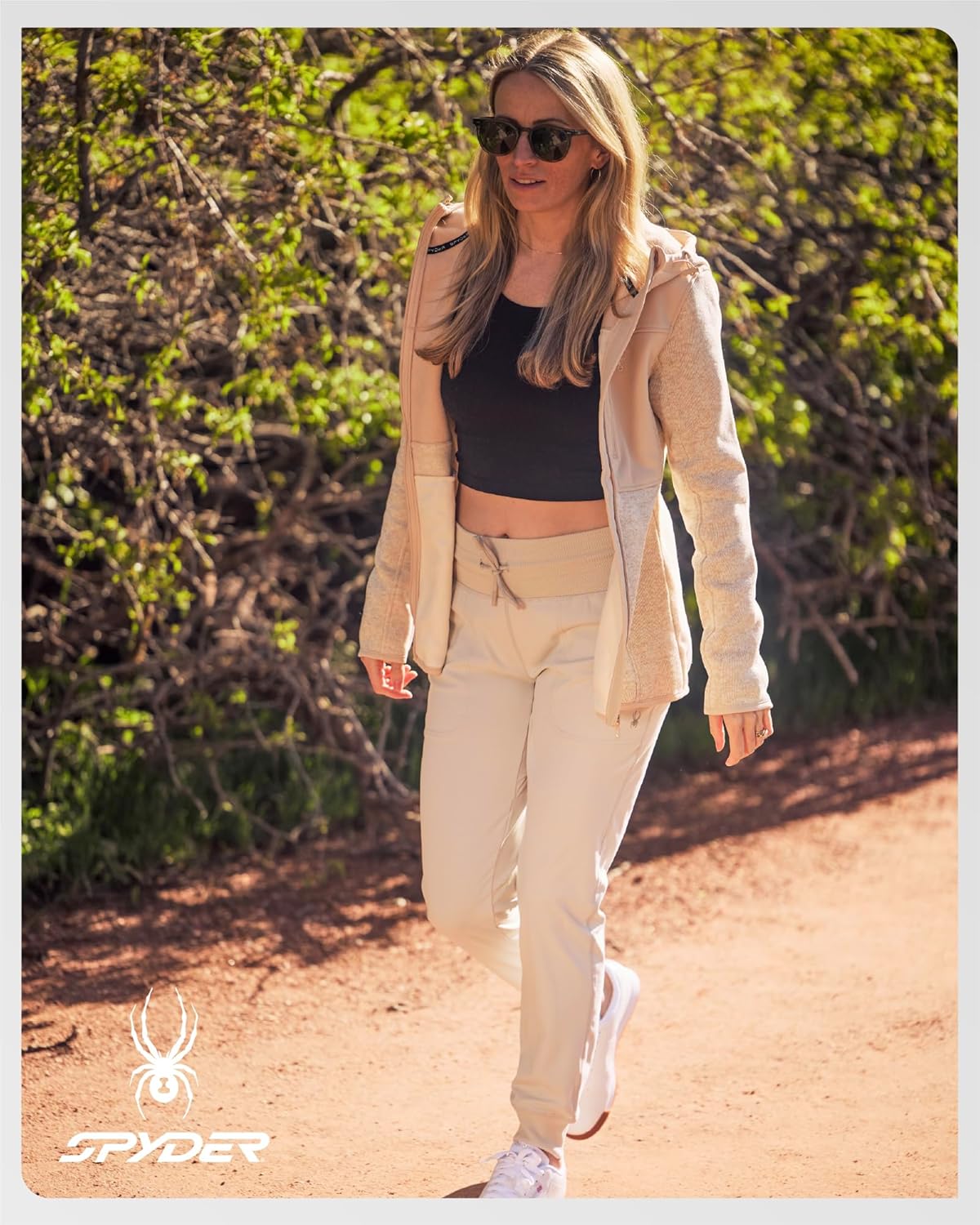 Spyder Womens Joggers - High Waisted Yoga Pants with Pockets and Drawstring - Athletic Workout & Lounge Sweatpants for Women - Image 2