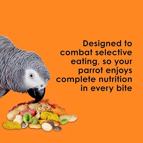 Kaytee Fiesta Parrot Food, Nutritious and Fun Blend, Supports Skin, Feather, Digestion, Brain and Heart Health, 4.5 pounds