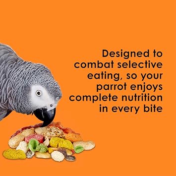 Kaytee Fiesta Parrot Food, Nutritious and Fun Blend, Supports Skin, Feather, Digestion, Brain and Heart Health, 4.5 pounds