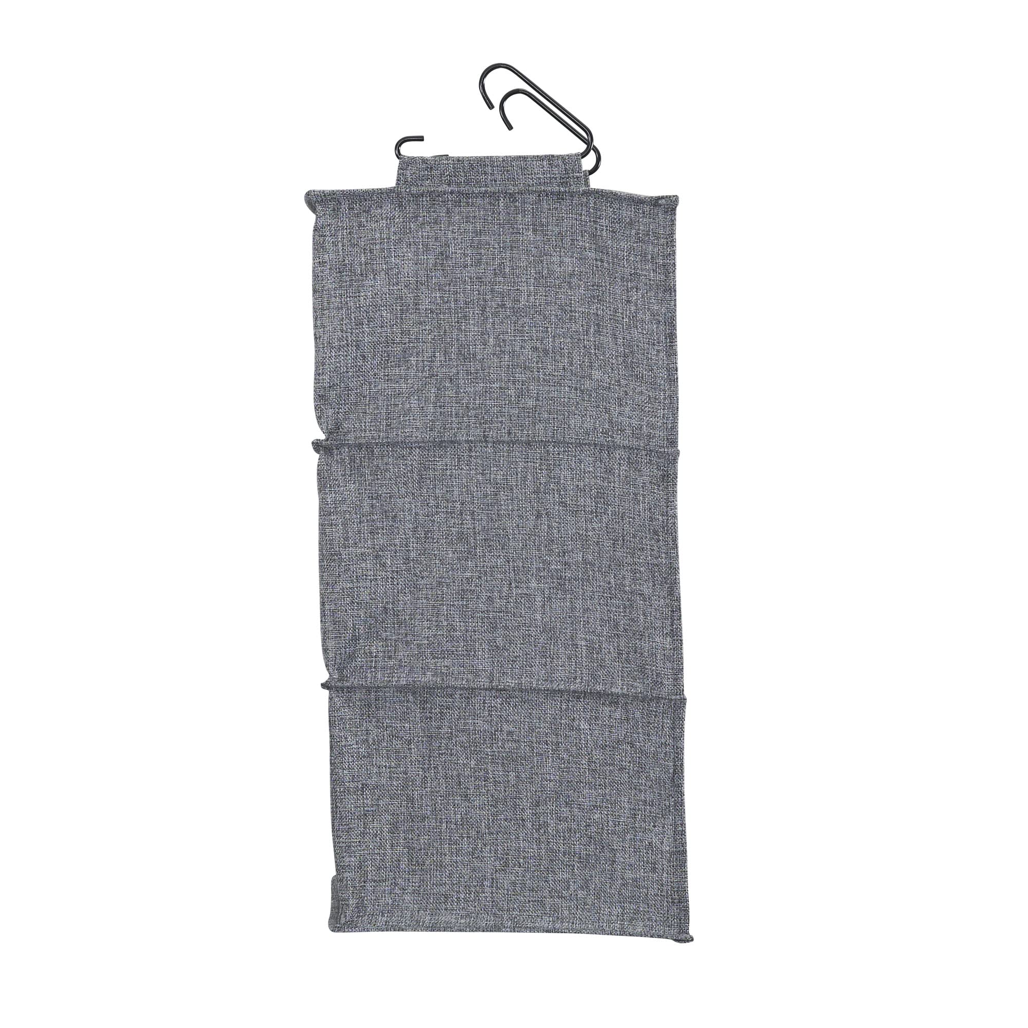 Household Essentials Hanging Shoe Organizer, Fabric, Graphite, 24 inches (H) x 12 inches (W) x 12 inches (D) - Image 4