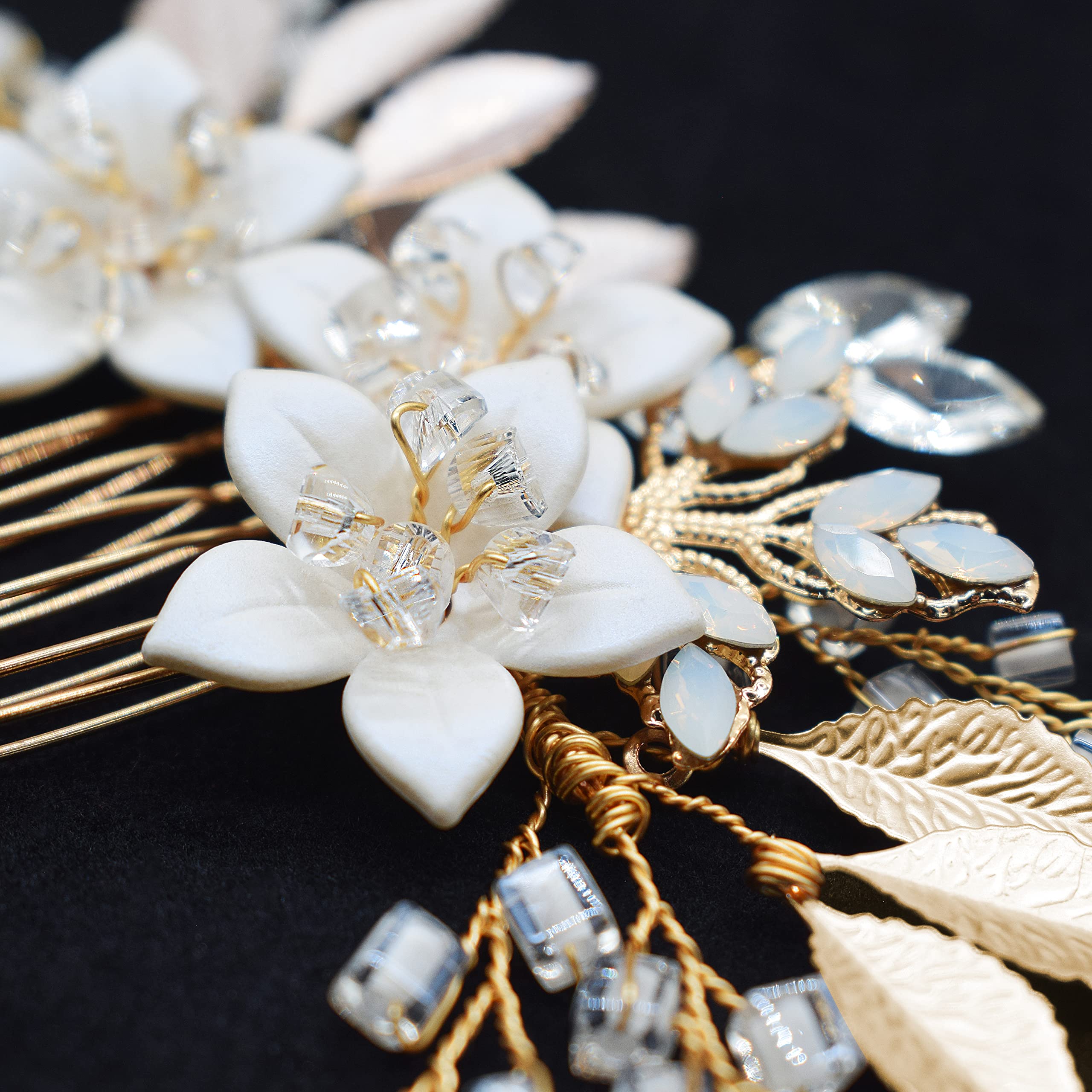 Amazon.com : Wedding Hair Accessories, Fanvoes Hair Pieces  display picture 2