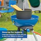 Campingaz Party Grill | Camping Stove and Grill | All-in-One Camping BBQ | portable barbecue with Griddle, Grid and Pan Support | runs off CV470 Gas Cartridge or R907 Cylinder,Party Grill 400 R - 5