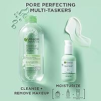Vista 8 de Agua micelar de limpieza para el rostro, todo en 1 limpiador y desmaquillante, Garnier, aceite (Oily)