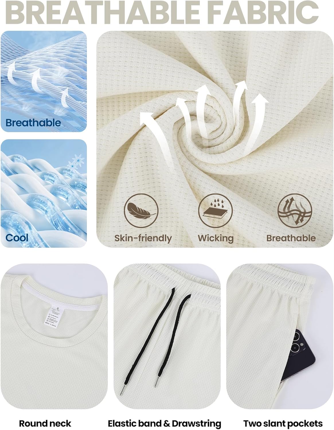 Yimoon Men's 2 Piece Outfits Oversized Short Sleeve T Shirt & Shorts Set Summer Casual Tracksuit - Image 2