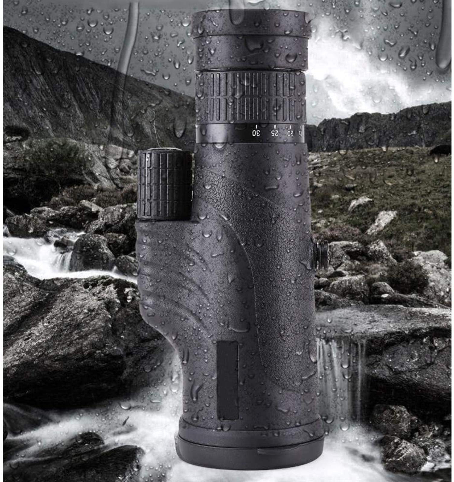 Télescope monoculaire d'extérieur haute définition Panda 12 x 239 haute définition avec vision nocturne