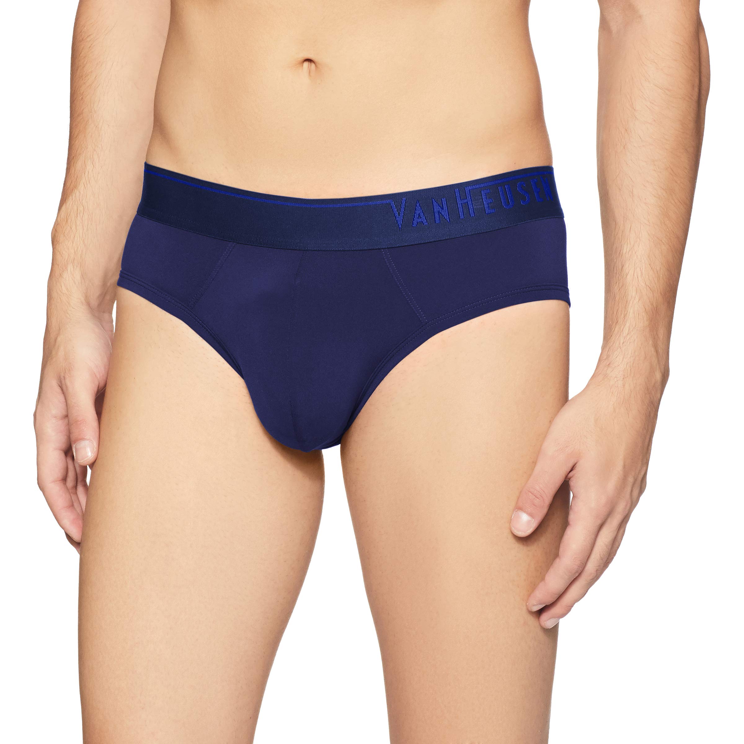 Men's Nylon Brief (30007_Maritime Blue_Large)