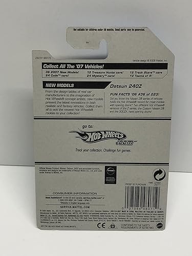 Miniatura 3 de 2006 Hot Wheels New Models DATSUN 240Z die-cast 036223
