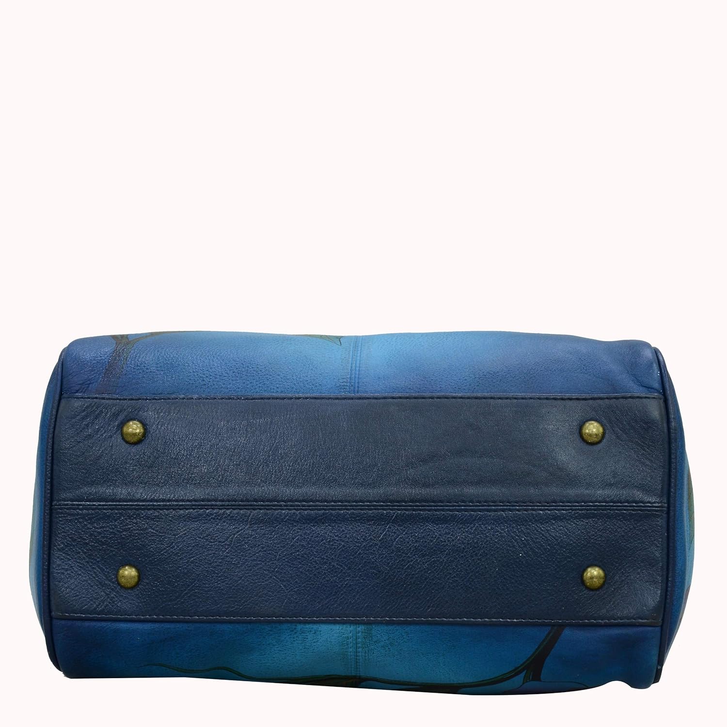 Anna by Anuschka Zip Around Satchel Handbag - Genuine Leather