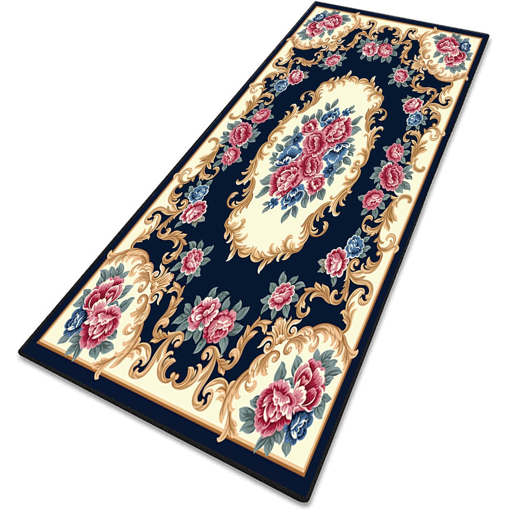 Alfombra Cocina 68x170 cm gris lavable y antideslizante para pasillo largo
