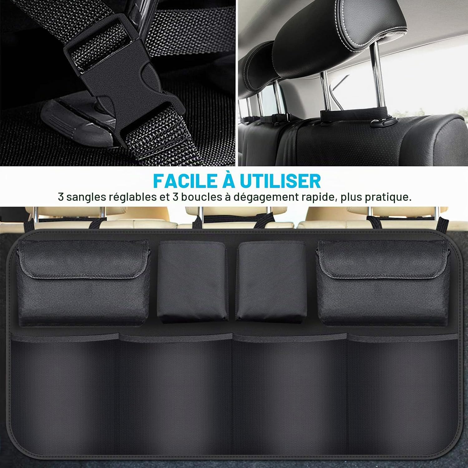 Organizador Maletero Coche para Seat Alhambra II (7N)