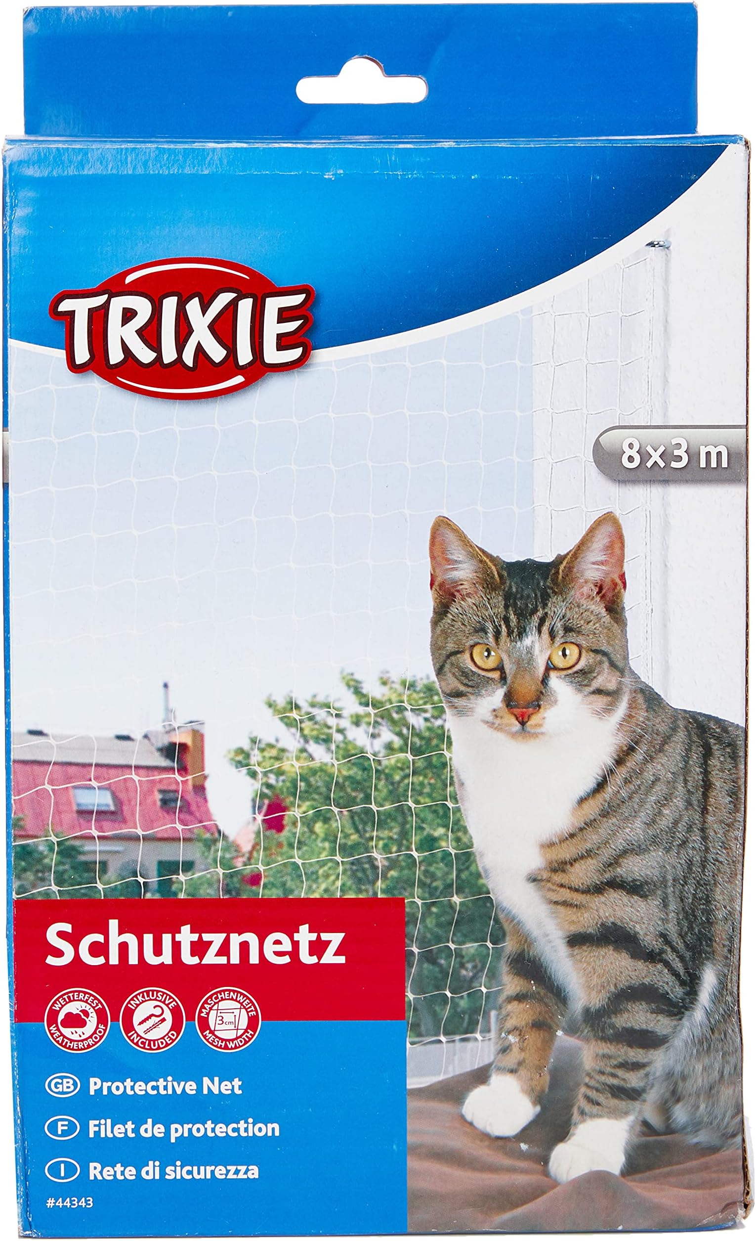Trixie Transparent Protective Net for Cats - 8X3M