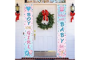 Gender Reveal Party Banner: Porch Signs for a Memorable Reveal