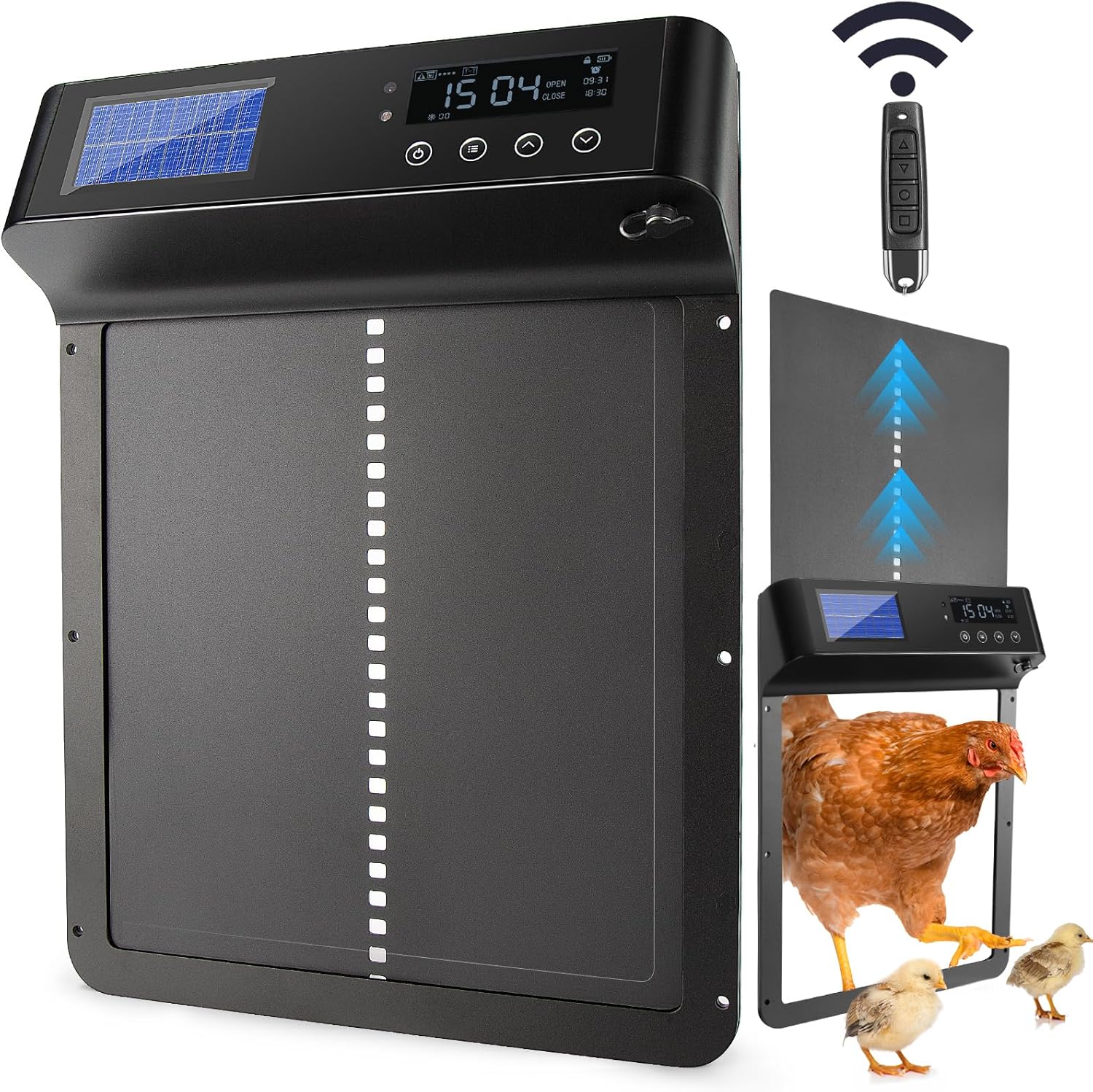 Automatic Chicken Coop Door Opener Solar Powered