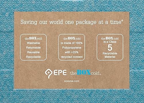 Miniatura 8 de Caja de envío fría aislada con enfriador de espuma, reutilizable, reciclable y multiusos, EPE USA theBOXcold