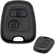 GIANTO Front Key Shell Compatible with Peugeot 106 107 206 207 208 407 Citroen C1 C2 C3 C4 C5 Xsara Picasso Saxo Toyota Aygo Car Remote Control Shell Replacement 2 Buttons