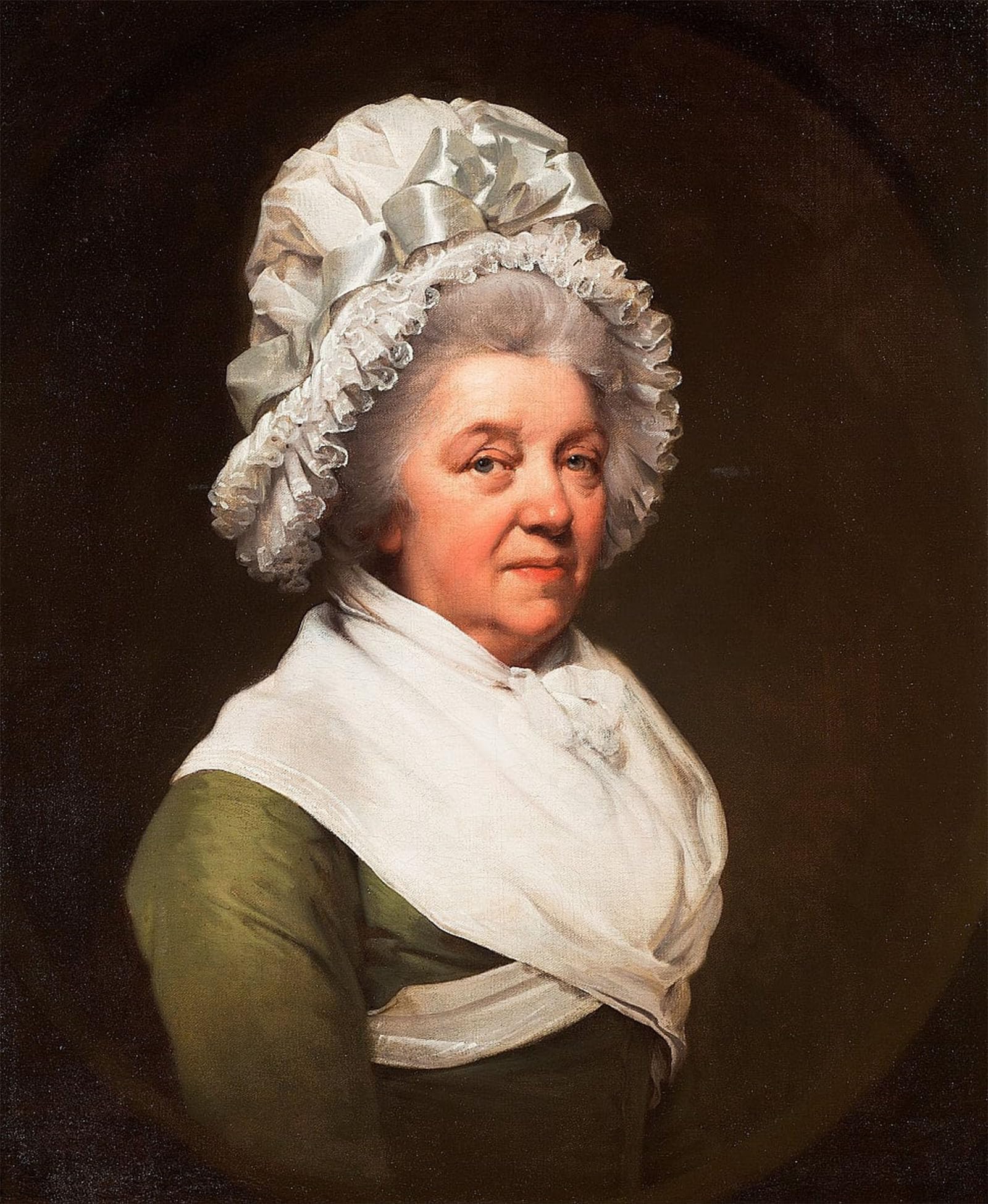 Posteriik No Frame Vintage Classic Picture Landscape Artwork Portrait Of Mrs Greatorex By Wright Of Derby Portrait Canvas Painting For Office Home Decor 60X90cm