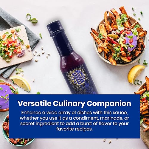 Miniatura 6 de Splintered Sauce Dirty Blues - Salsa picante Carolina Reaper y arándanos - 5 onzas líquidas - Vegetariana - Delicia picante ardiente y afrutada para