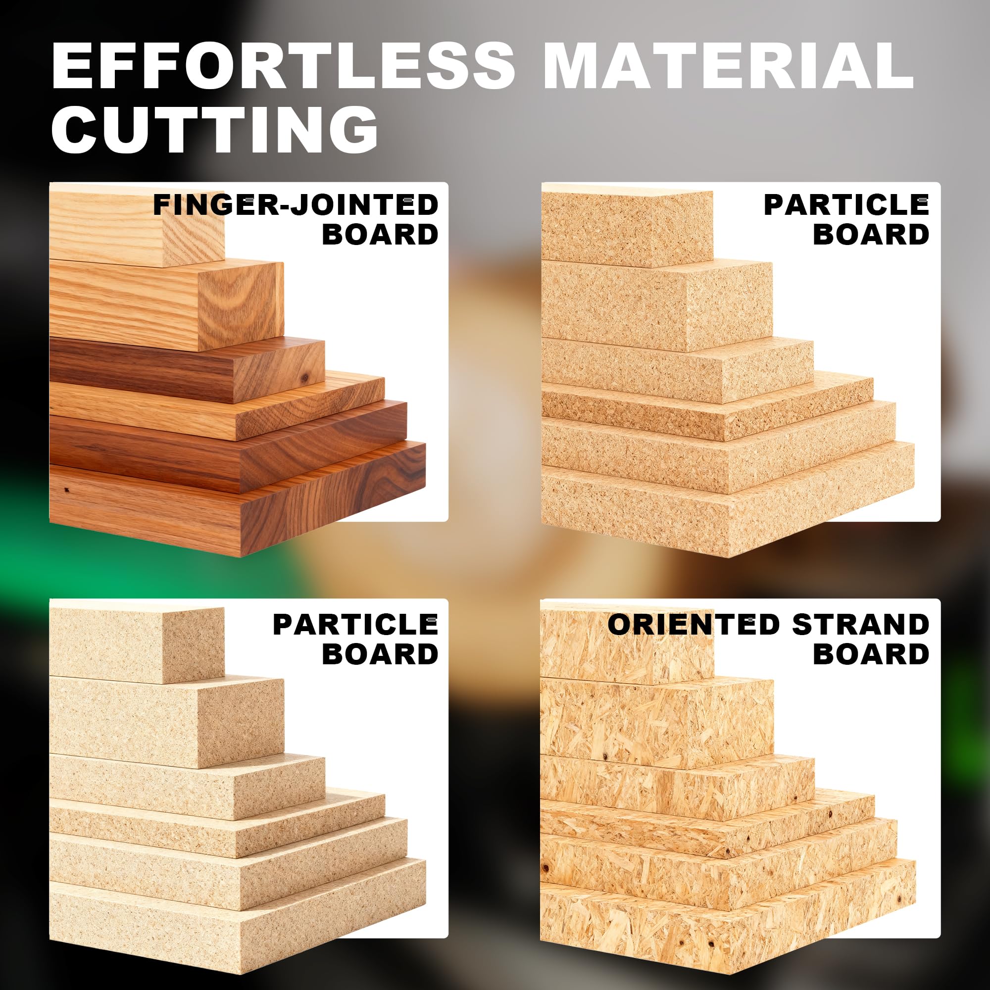 hojas de sierra sable para madera y clavos – 6 TPI – para madera de construcción, madera dura y palets – set 9 piezas, vástago universal 1/2"