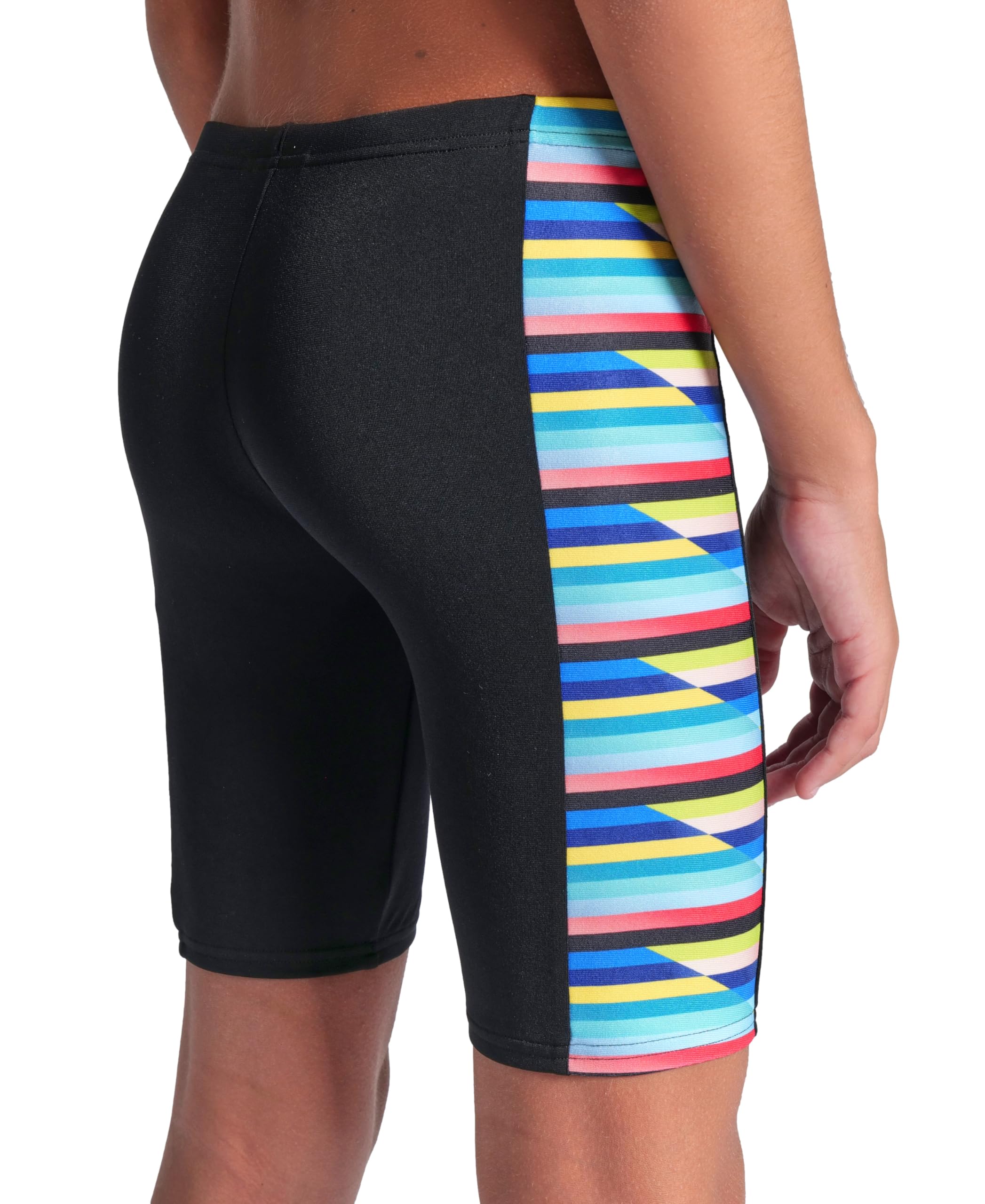 Arena Boys Performance Racing Stripe Competitive Athletic Swim Jammers Jammer Bambini e Ragazzi