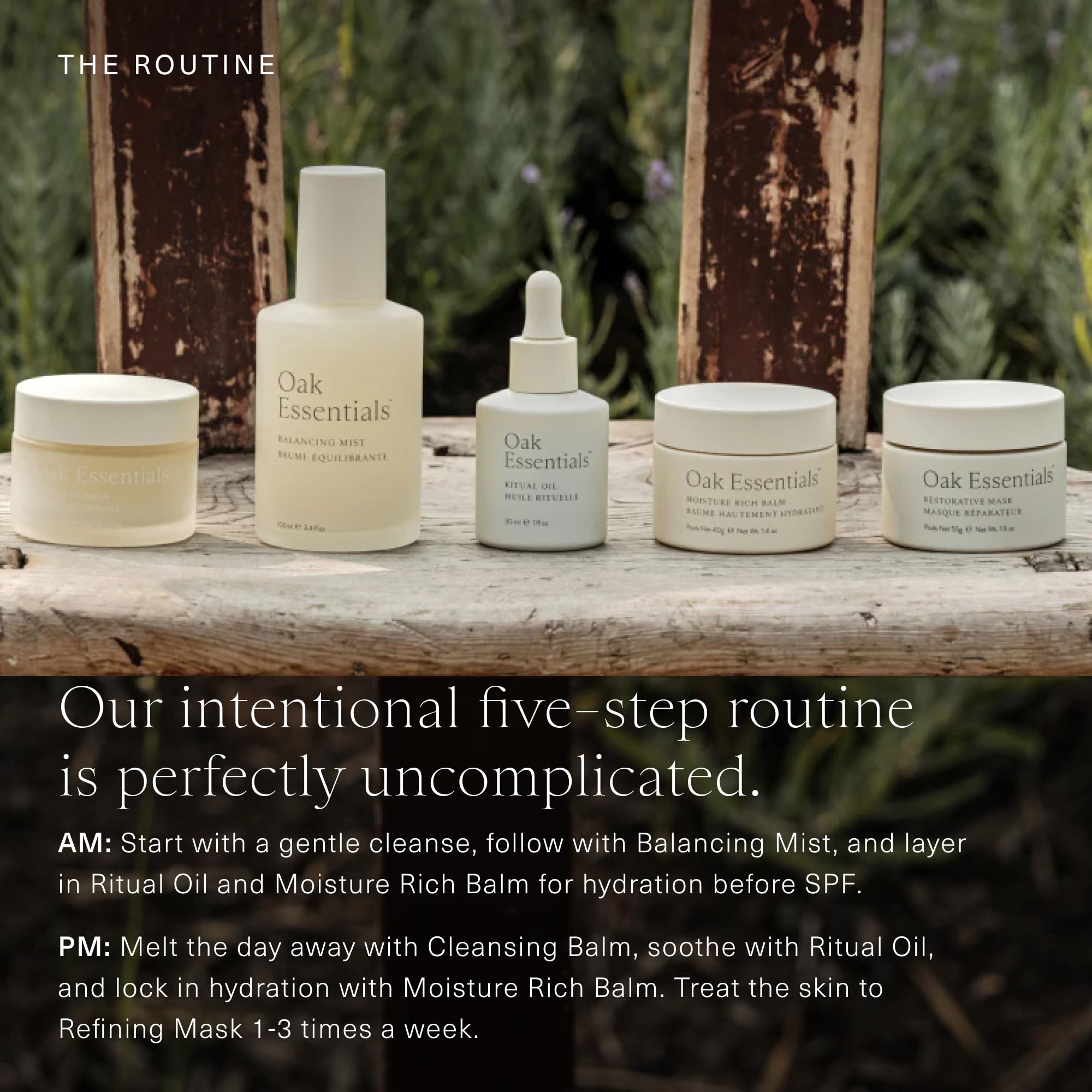 Oak Essentials Skincare Routine Set