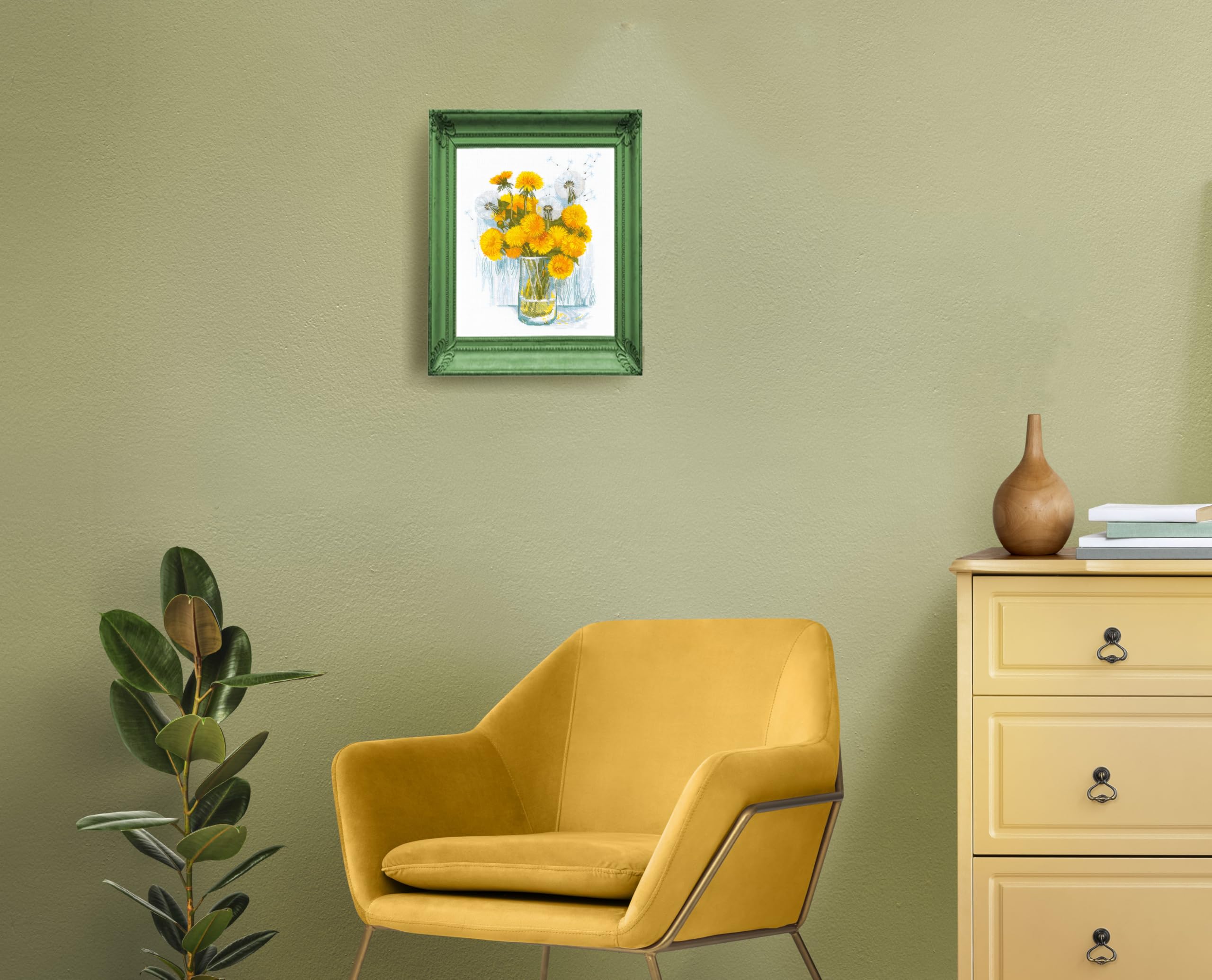RIOLIS - Soffioni al sole 2229, Punto croce 24x30, Punto croce kit da ricamare, Disegni da ricamare, Embroidery kit, Kit ricamo punto croce