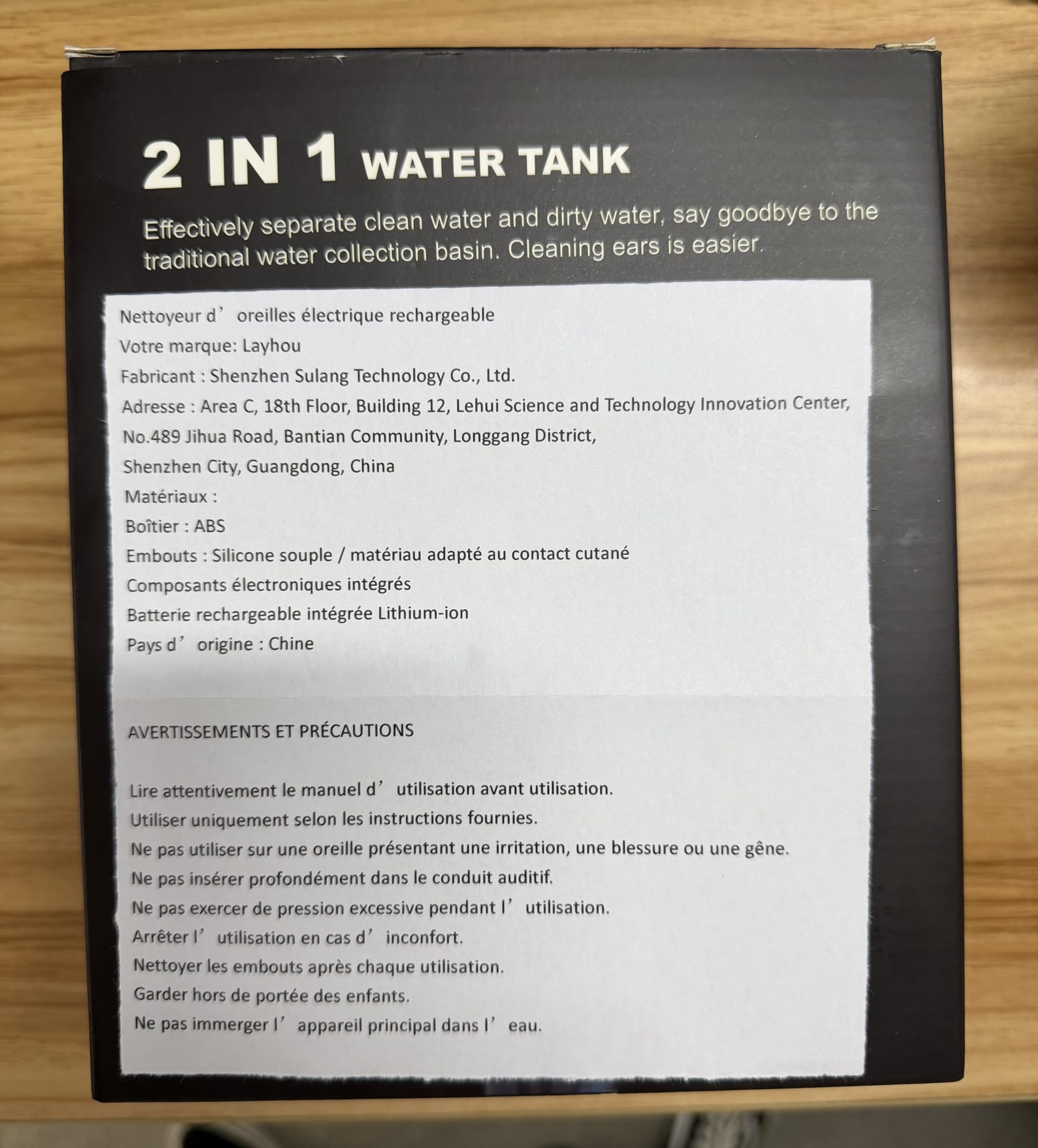 Limpiador de Oído Eléctrico, Tanque de Agua Doble Integrado, Limpiador Oidos Adultos con 12 Boquillas, 3 Modos, IP67 Resistente al Agua, USB-C Recargable, Negro