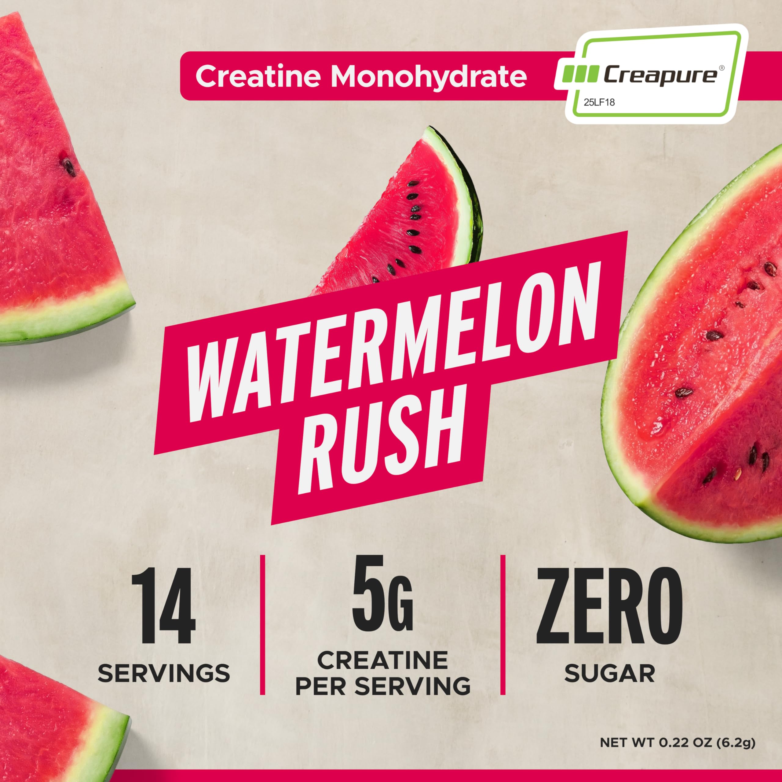 FITAID Creatine Powder, Watermelon Rush (14 Stick Packs) — Amazon image 2
