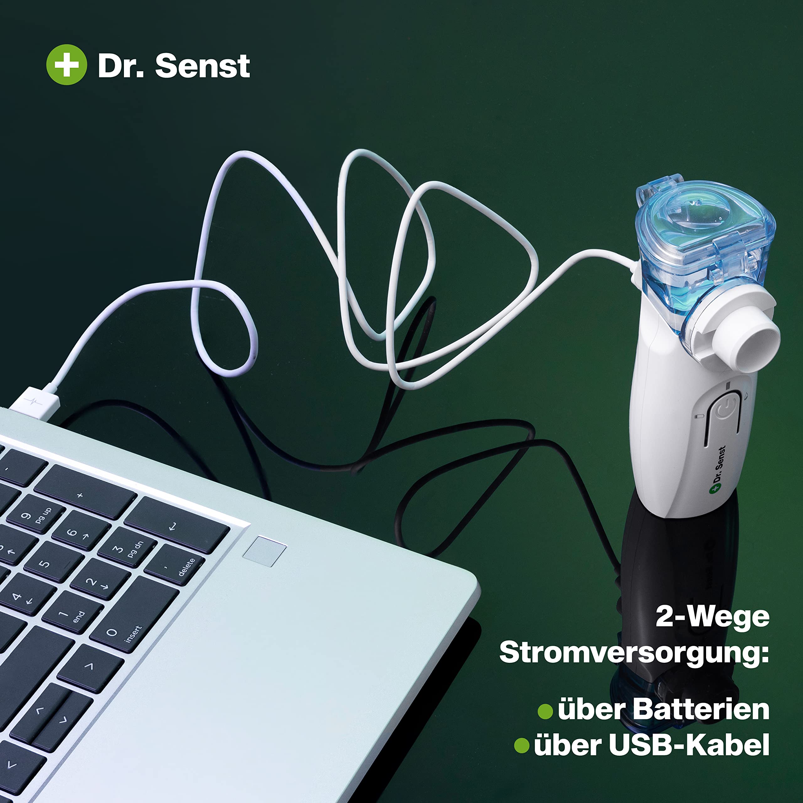 Inalatore portatile per bambini e adulti | Inalatore per malattie respiratorie con tecnologia a membrana oscillante | Nebulizzatore portatile regolabile, silenzioso