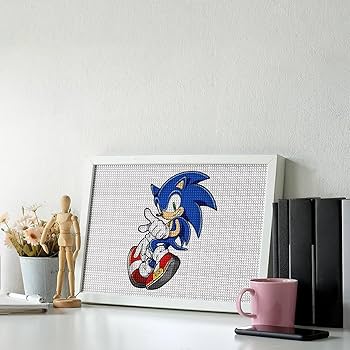 Amazon.co.jp: ソニック・ザ・ヘッジホッグ 5D ダイヤモンドの絵