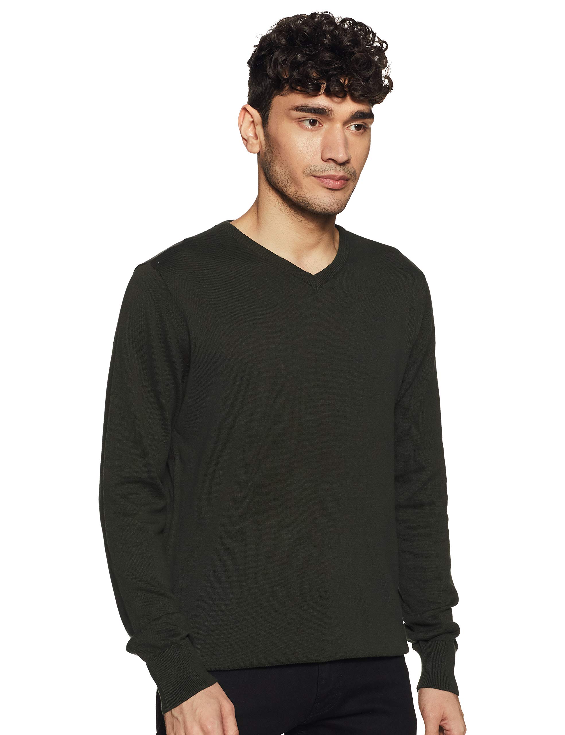 BRAVESOULMen's Cotton Blouson Sweater