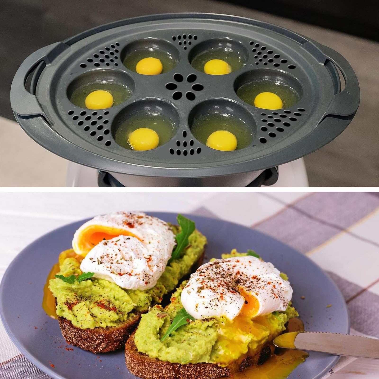 Pocheuse À Œufs Pour Micro-Ondes - Double Tasse - Moule À Œufs