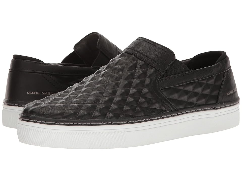 New Mark Nason Canal (Black Leather/Black Welt/White Bottom) Men's