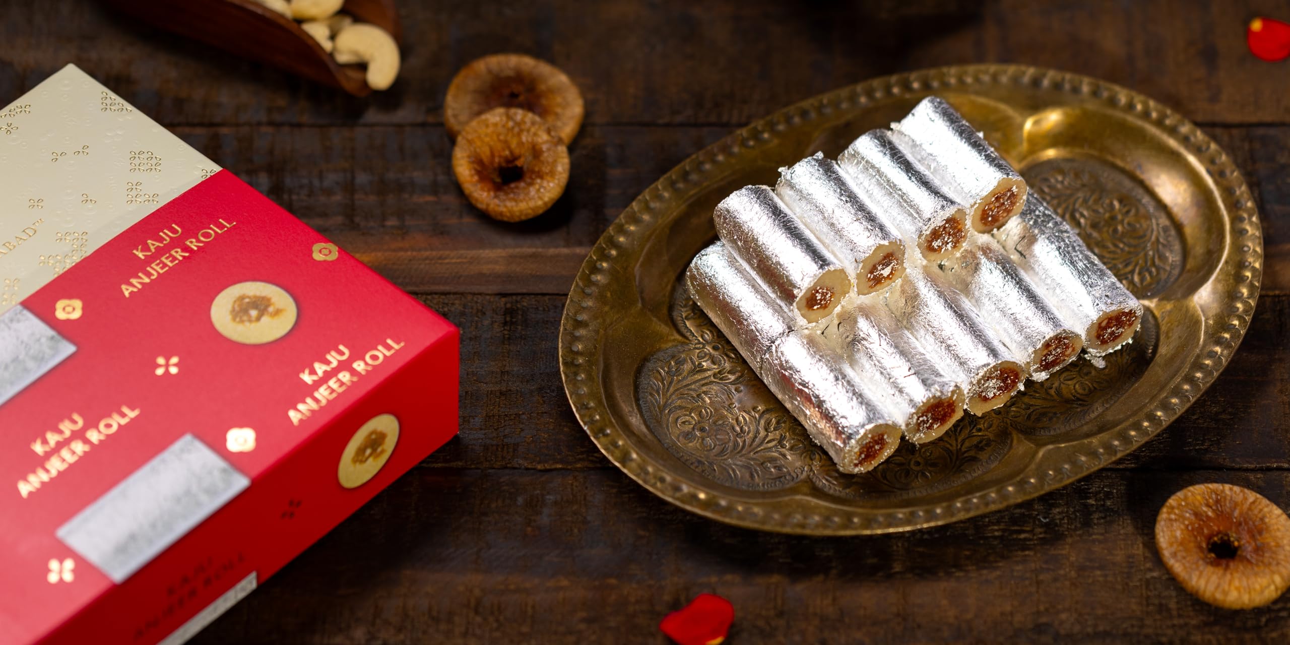 Kaju Anjeer Roll - 160 Gm-image-28