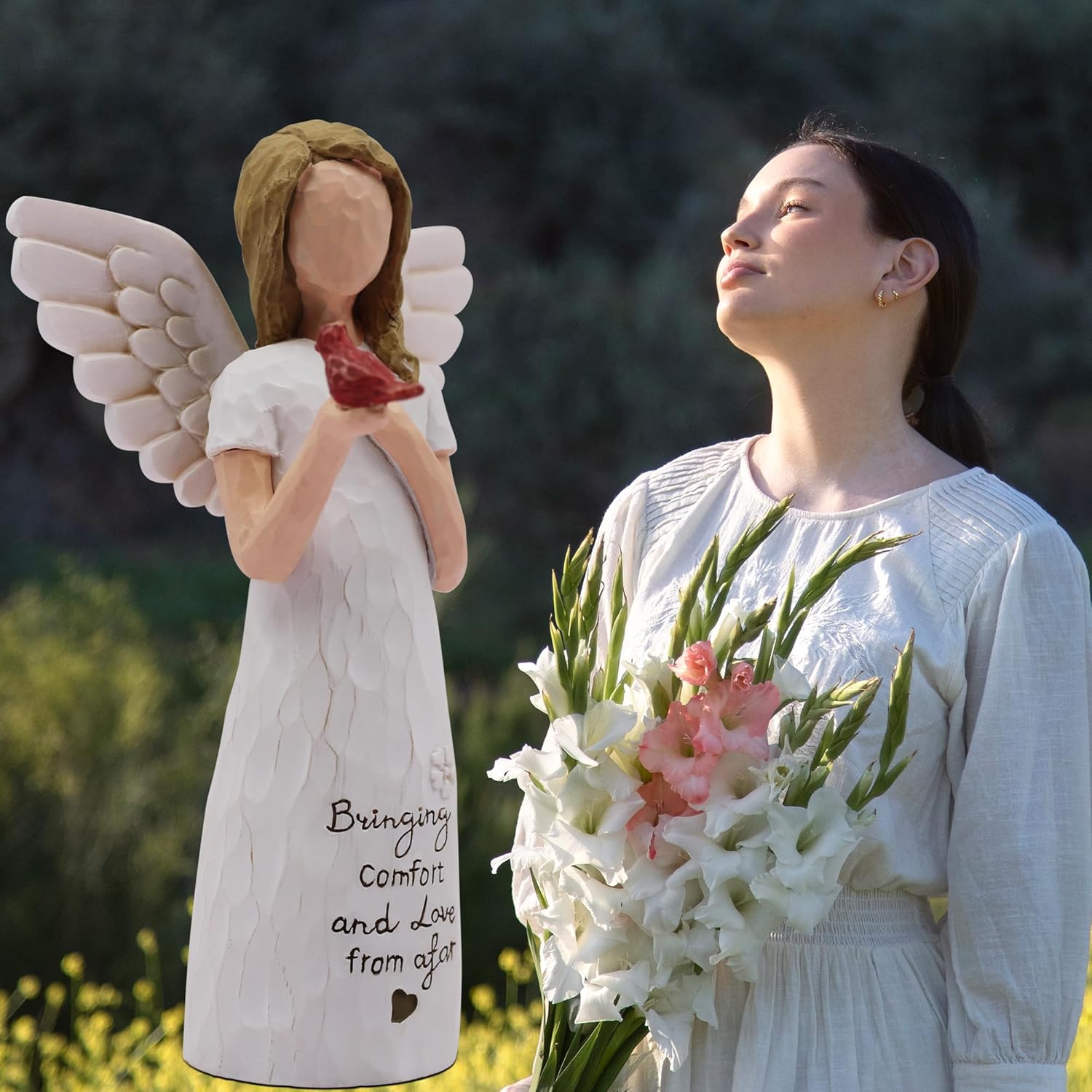 Cardinal Gifts for Women, Cardinal Decor, Sympathy Gifts for Loss of Loved One, Grief Gift for Women, Sculpted Hand-Painted Figurine - Image 2