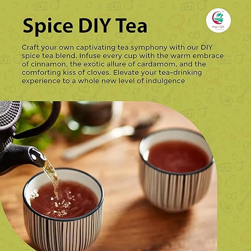 Miniatura 7 de Set de especias (6 especias esenciales)  Cardamomo, canela, clavo, jengibre, pimienta, cúrcuma  Set de regalo perfecto para especias  por Yogi's Gift