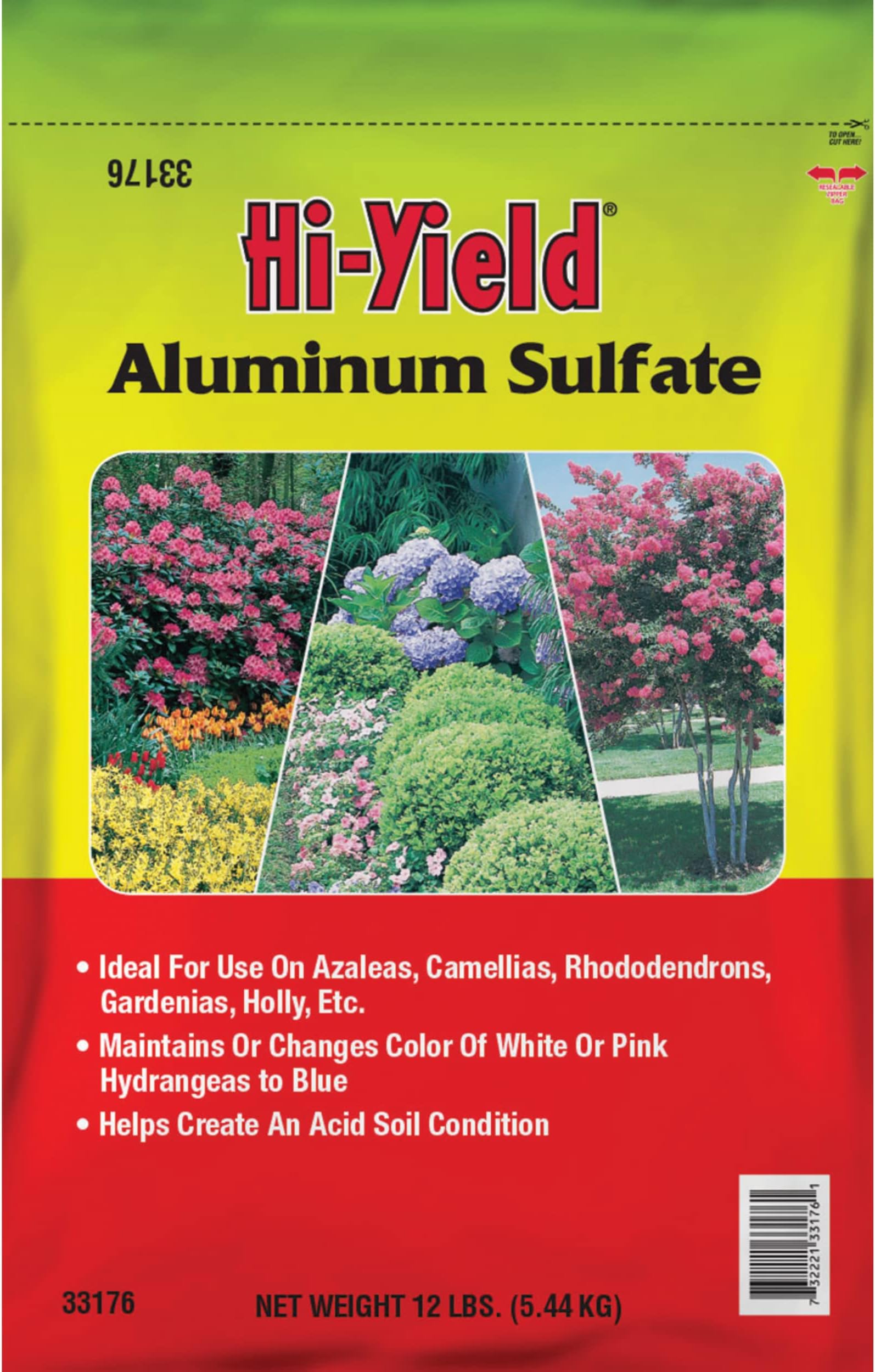 Hi-Yield (33176) Aluminum Sulfate (12 lbs.)