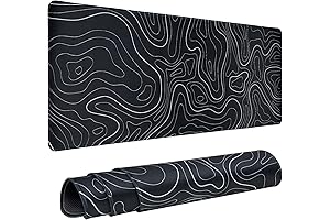 Gaming Mouse Pad Large: Experience Topographic Excellence