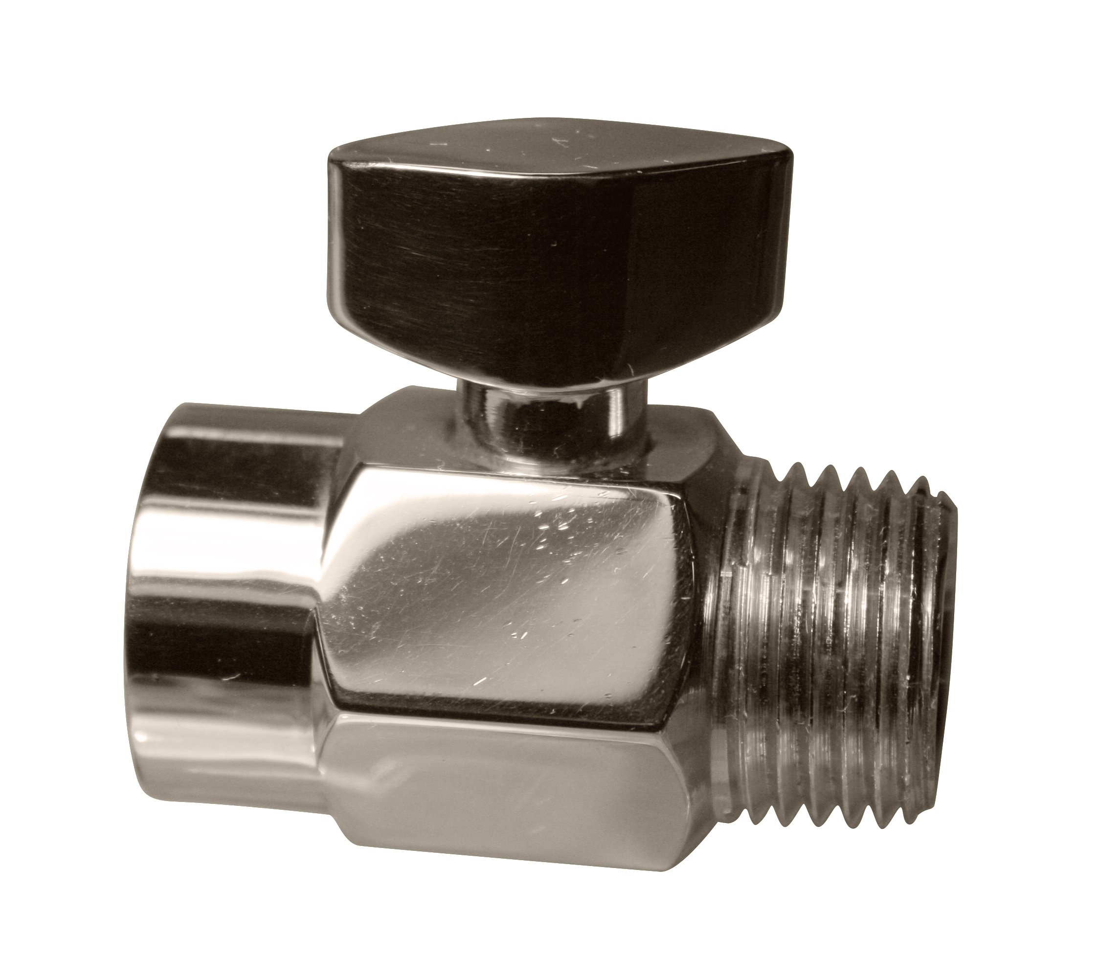 Westbrass1/2" Shower Arm Volume Flow Control Trickle Valve, Polished Nickel, D309-05