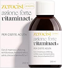Chronic Cystitis - Pure Mannose - Cranberry - Lactobacillus - for Urinary Tract Infections, Pains, Candida with Sage, Vitamins C, B2 and Zinc