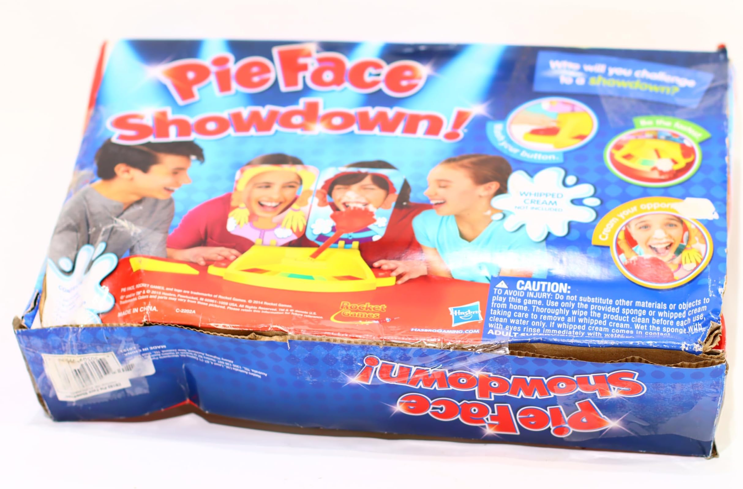 Hasbro Gaming Pie Face Showdown Game, Fun Game, For Kids Ages 8 years old and Up Multicolor