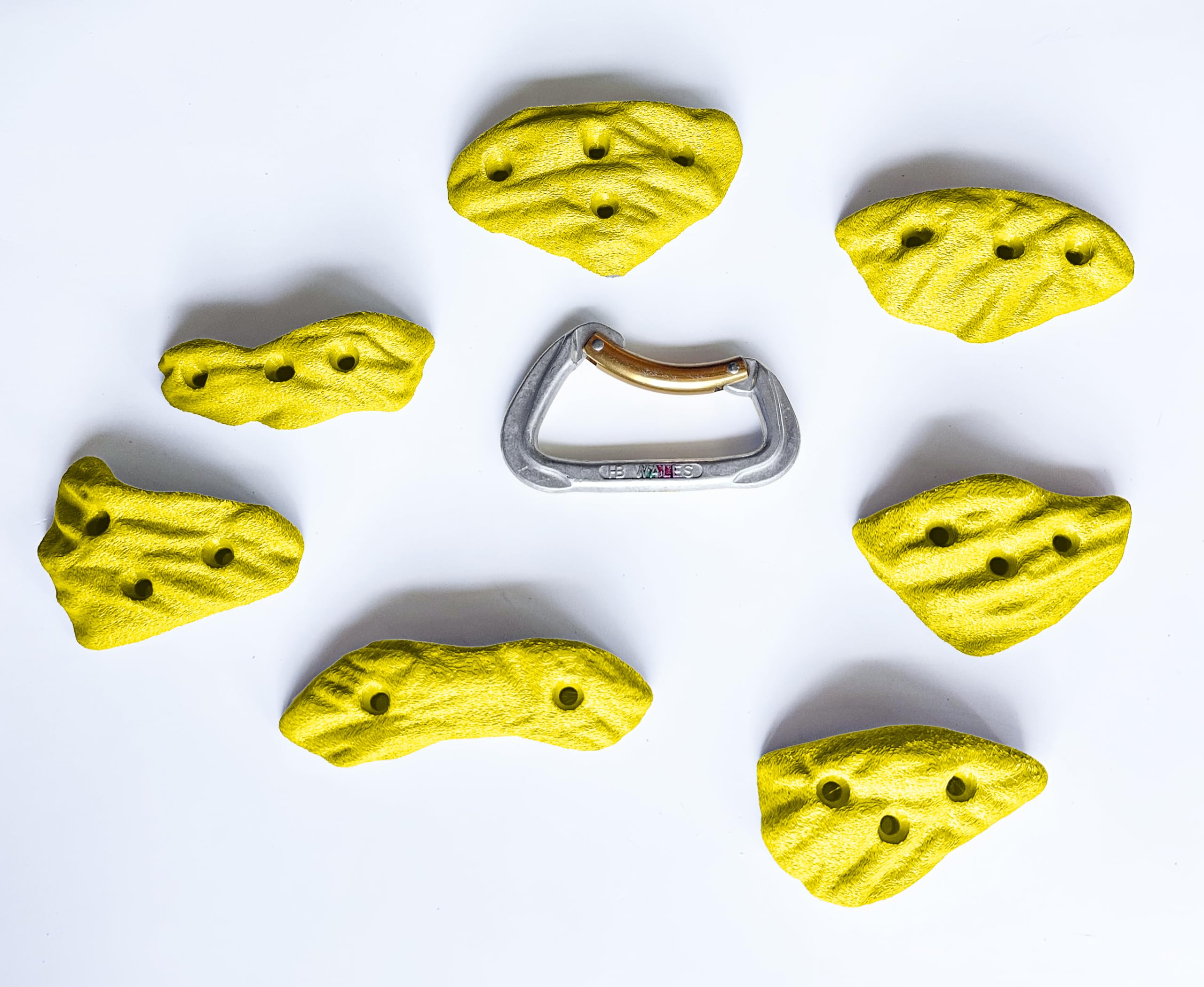 RockHolds 7 Desert Rock Kletterhalter zum Anschrauben für Zuhause, Bouldern, Wand, Fitnessstudio