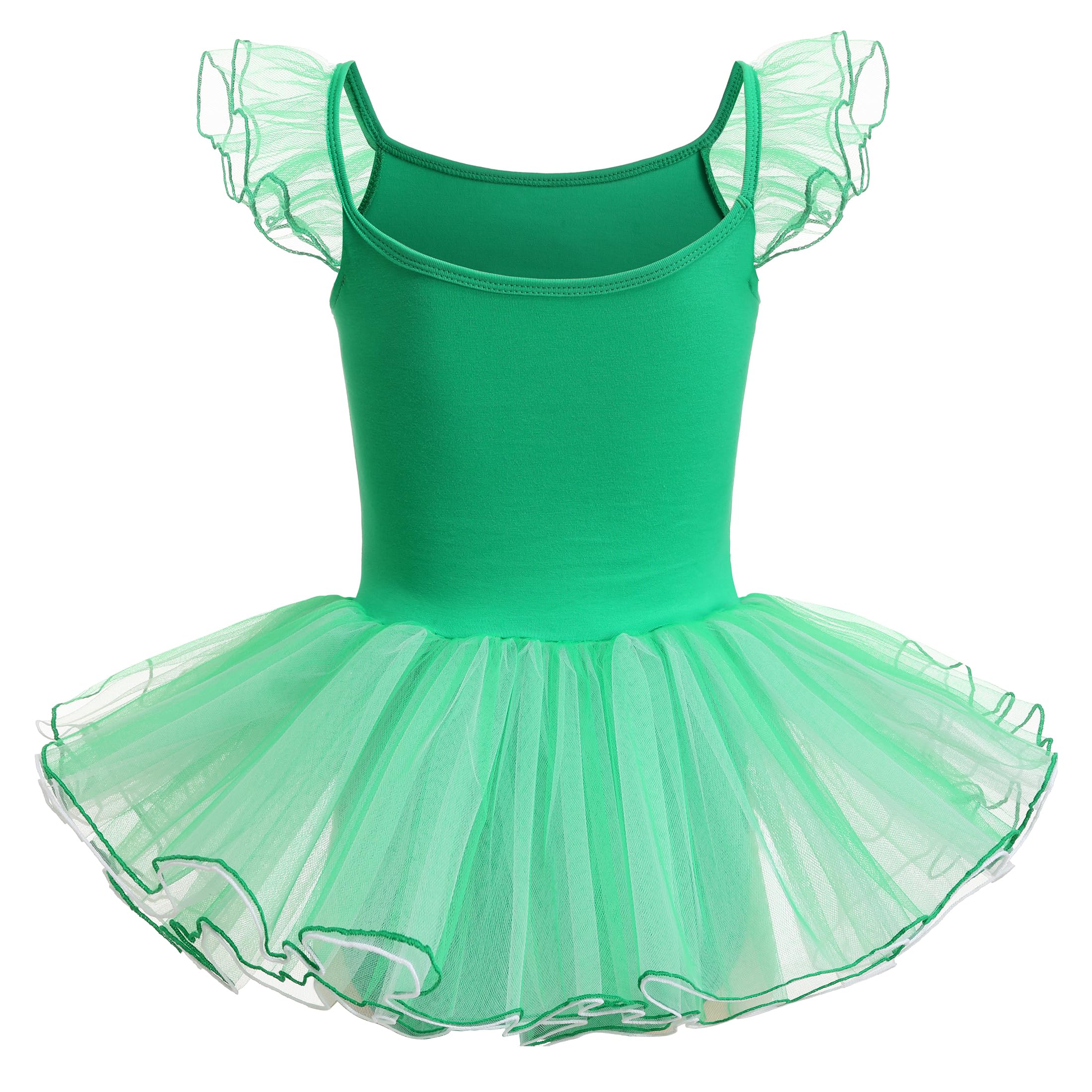 HIPPOSEUS Tutu Vestidos de Ballet Maillot de Danza Gimnasia Leotardo Body Clásico para Niñas Traje de Baile