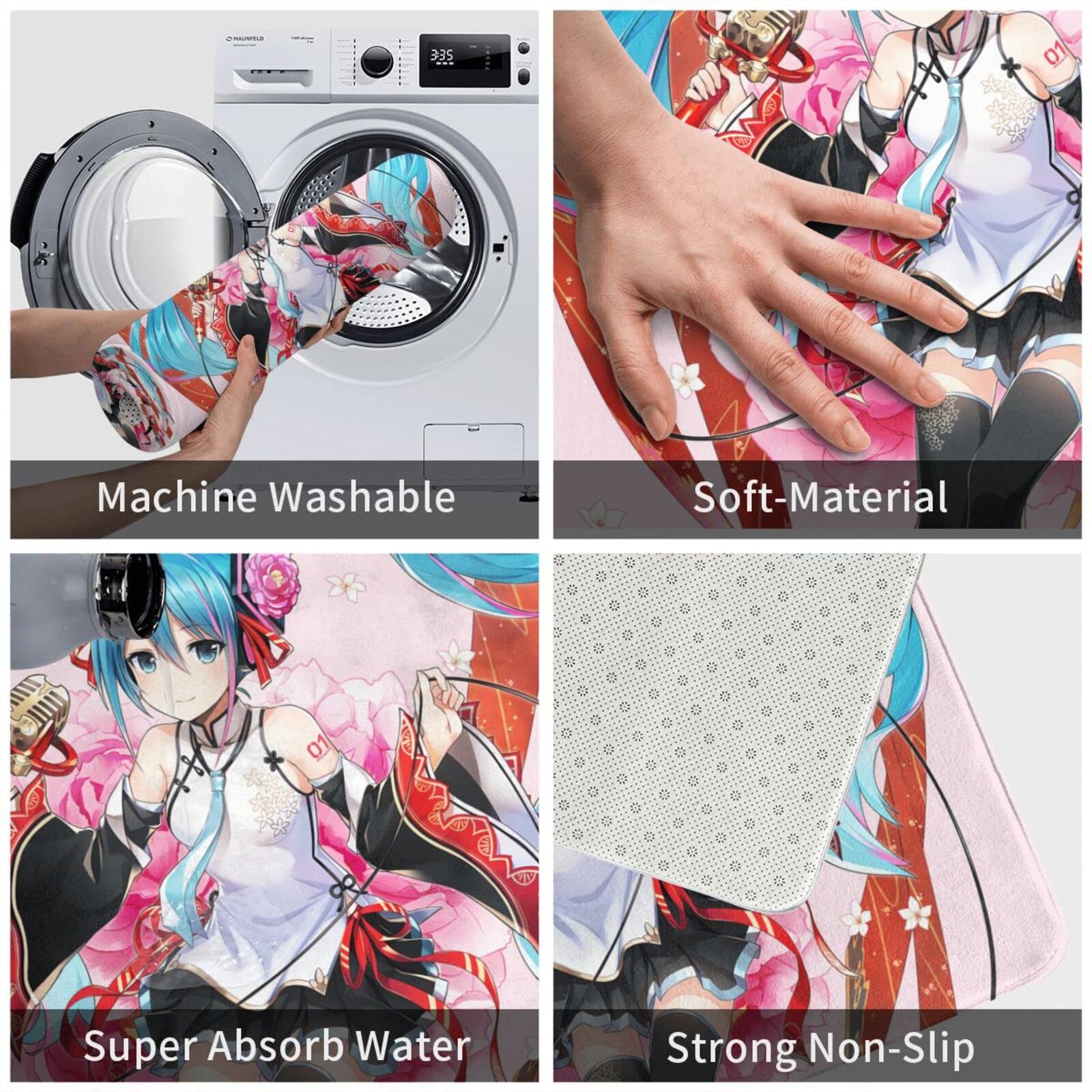 Amazon | 初音 ミク カーペット 滑り止め ラグカーペット 絨毯 タイル Amazon | 初音 ミク カーペット 滑り止め ラグカーペット 絨毯 タイル